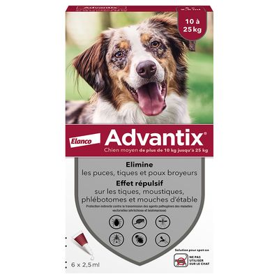 Advantix chien moyen - Titi&co