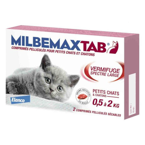 Milbemax tab  petit chat et chaton - Titi&co